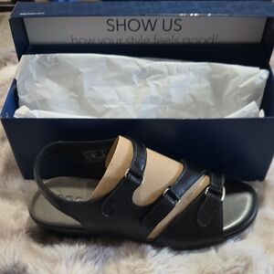 SAS Black Tabby Shoes